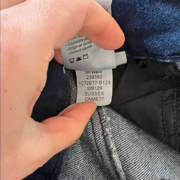 PAIGE Anessa 31 Wide Leg High-Rise Jeans in Deep Indigo - Picture 4 of 7